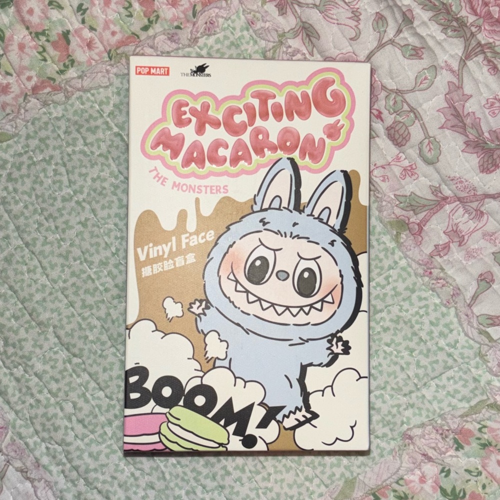 Authentic Pop Mart Labubu The Monsters Exciting Macaron Plush Pendant